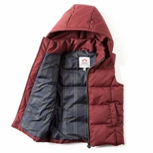 Boys Burgundy APPAMAN Outerwear Vest. PERFECT COND